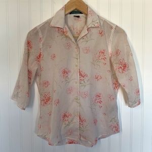 Ralph Lauren cotton lightweight floral pink p/p S